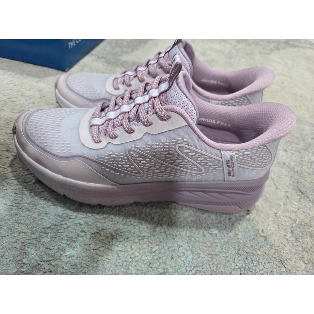 Womens Lavendar Back Mist Skechers Slip On Sneakers Shoes Size 9 - Picture 2 of 6